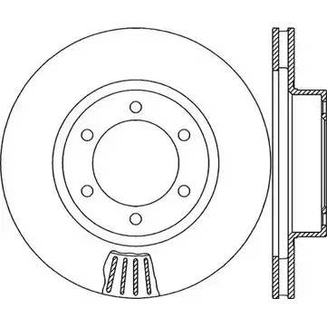 Тормозной диск OPEN PARTS BDR2149.20 2769290 IB5 AC IOUMD7