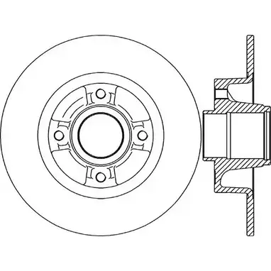 Тормозной диск OPEN PARTS BDA216 5.10 2769300 BDR2165.10 YALUNJ7