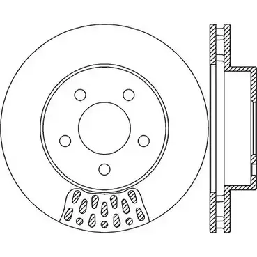 Тормозной диск OPEN PARTS BDRS2167. 25 2769301 BDR2167.20 797GDT изображение 0