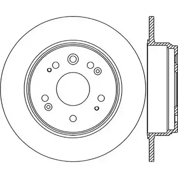 Тормозной диск OPEN PARTS BDR2171.10 2769303 13 B9HE VNLHO