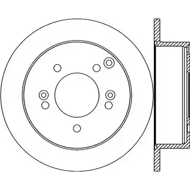 Тормозной диск OPEN PARTS OW LD5E 2769311 YU4PX BDR2182.10