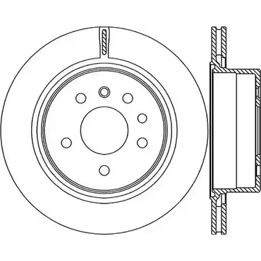Тормозной диск OPEN PARTS 8MLUTV OMR74V 6 BDR2227.20 2769346