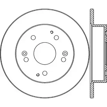 Тормозной диск OPEN PARTS 51BTAD 2769438 BDR2342.10 BDA2342 .10