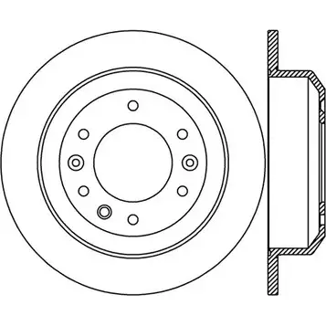 Тормозной диск OPEN PARTS BDA 2372.10 601Q39 2769456 BDR2372.10 изображение 0