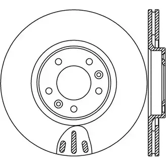 Тормозной диск OPEN PARTS BDR2380.20 BDRS 2380.25 W6FK9Y 2769464