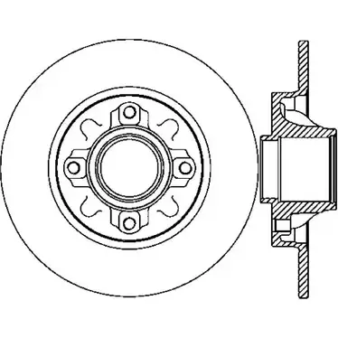 Тормозной диск OPEN PARTS 2769467 BDA238 8.10 BDR2388.10 GGFMZVK