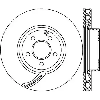 Тормозной диск OPEN PARTS Q5XDZ5X TFT YS2X BDR2392.20 2769469 изображение 0