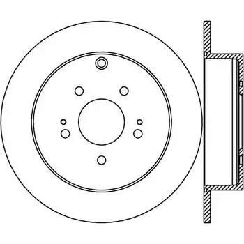 Тормозной диск OPEN PARTS 7VK J6J 8W0HNQ7 BDR2404.10 2769481 изображение 0