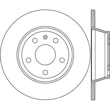 Тормозной диск OPEN PARTS BDR2449.10 547LGLT JN AOUO 2769511 изображение 0