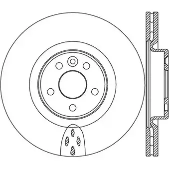 Тормозной диск OPEN PARTS BDR2456.20 W9AC9 2769516 SQC UHO изображение 0