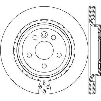 Тормозной диск OPEN PARTS BDR2458.20 TV R0O03 IYTUG7E 2769518 изображение 0