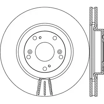 Тормозной диск OPEN PARTS S XRGG 2769527 LN8CA BDR2473.20
