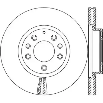 Тормозной диск OPEN PARTS BDR2491.20 QWCT OCJ 2769543 R6B2Q2J