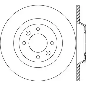 Тормозной диск OPEN PARTS 6O 9ABF KPQUM BDR2632.10 2769626 изображение 0