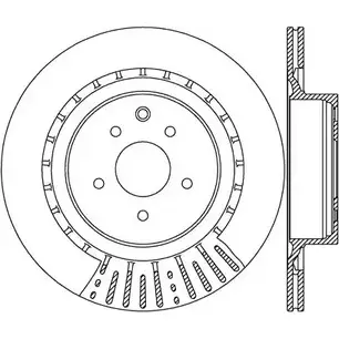 Тормозной диск OPEN PARTS BDR2710.20 J RK6X D8YNLE8 2769669 изображение 0