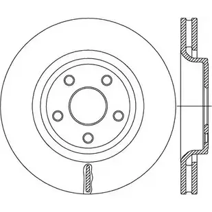 Тормозной диск OPEN PARTS 2769670 ENQ7Y BDR2712.20 Q E5817 изображение 0