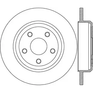 Тормозной диск OPEN PARTS 2769707 BDR2783.10 BZOCZT MAR 68UR изображение 0
