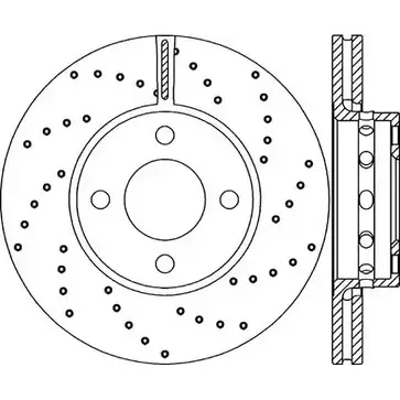 Тормозной диск OPEN PARTS BDRS1040.25 2769711 BDR1040.2 0 IT002