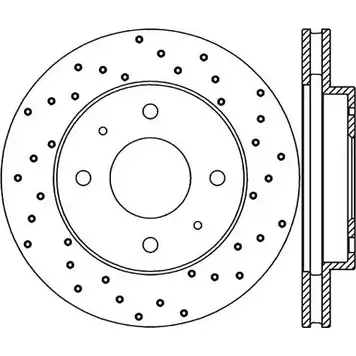 Тормозной диск OPEN PARTS 2769735 BDRS1870.25 92P07 BDA187 0.20