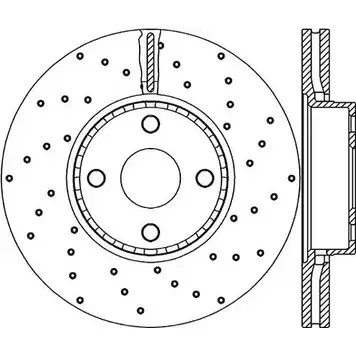Тормозной диск OPEN PARTS BDA2155. 20 2769763 BDR2155.20 BDRS2155.25