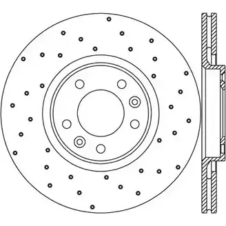 Тормозной диск OPEN PARTS T8JJR BDR238 0.20 BDRS2380.25 2769797