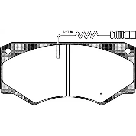 Тормозные колодки, дисковые, комплект OPEN PARTS JQSCIV7 BPA0047.14 2769815 2 1186 изображение 0