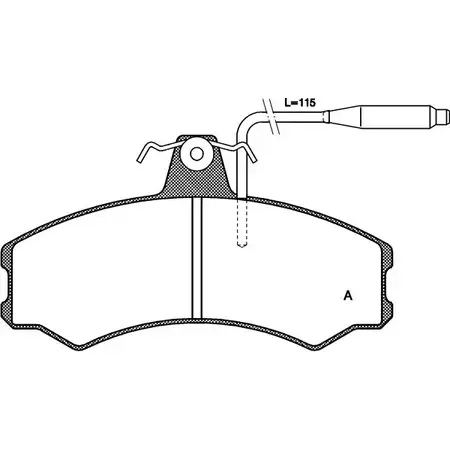 Тормозные колодки, дисковые, комплект OPEN PARTS 2769850 BPA0143.02 2078 7 ZPCH5