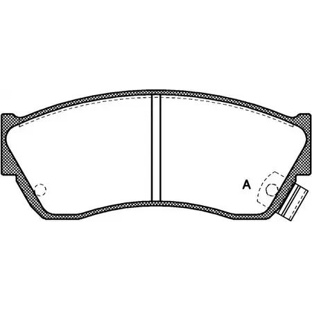 Тормозные колодки, дисковые, комплект OPEN PARTS 2769858 BPA0147.22 2133 3 2J15JU