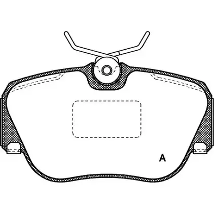 Тормозные колодки, дисковые, комплект OPEN PARTS WJB19JK BPA0284.00 2769948 2105 5 изображение 0