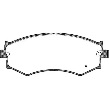 Тормозные колодки, дисковые, комплект OPEN PARTS 2769997 2 1526 BPA0350.04 VY8GJA