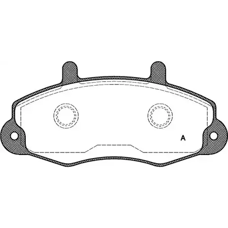 Тормозные колодки, дисковые, комплект OPEN PARTS BPA0391.00 2770037 2147 0 ESN95