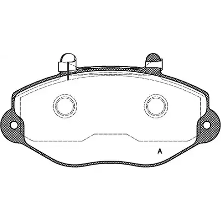 Тормозные колодки, дисковые, комплект OPEN PARTS 2770039 X439FY 2146 9 BPA0392.02