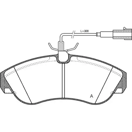Тормозные колодки, дисковые, комплект OPEN PARTS BPA0487.11 5ZPH9 2770102 21 799 изображение 0
