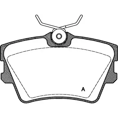 Тормозные колодки, дисковые, комплект OPEN PARTS BPA0591.00 2770131 GRH41A1 218 82