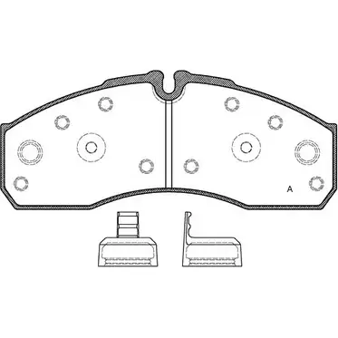 Тормозные колодки, дисковые, комплект OPEN PARTS LZ5S0 BPA0651.30 291 21 2770197