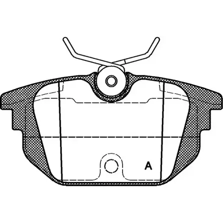 Тормозные колодки, дисковые, комплект OPEN PARTS 23 177 QP4NX9 BPA0692.00 2770227