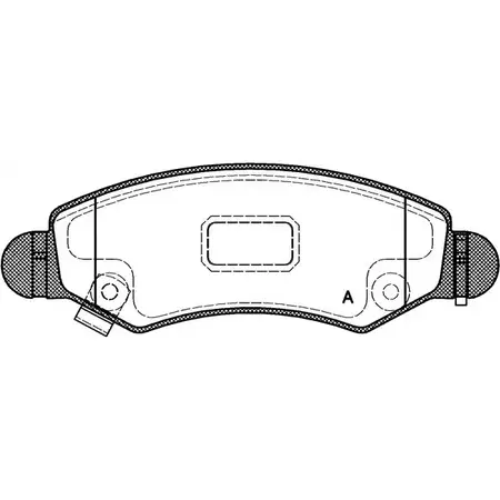 Тормозные колодки, дисковые, комплект OPEN PARTS 232 53 2770239 BPA0702.21 UQKPR