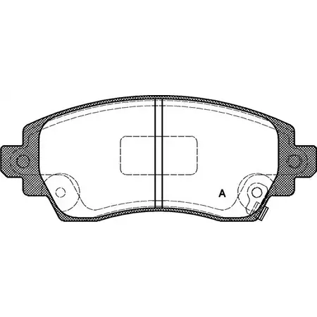 Тормозные колодки, дисковые, комплект OPEN PARTS BPA0716.02 2770250 230 88 DJ7SNHI изображение 0