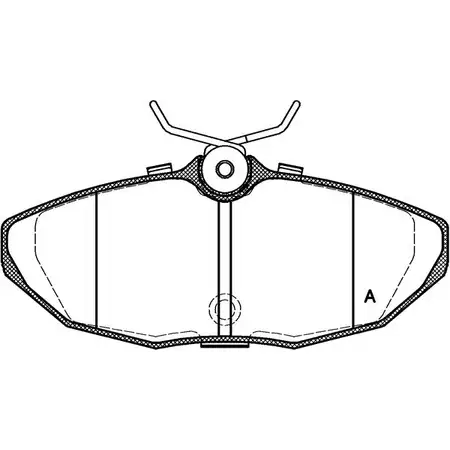 Тормозные колодки, дисковые, комплект OPEN PARTS BPA0732.10 2770273 2419 0 OZUMJ изображение 0