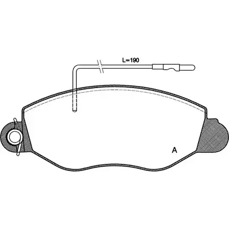 Тормозные колодки, дисковые, комплект OPEN PARTS BPA0772.22 2770305 23 435 FRZ3QM изображение 0