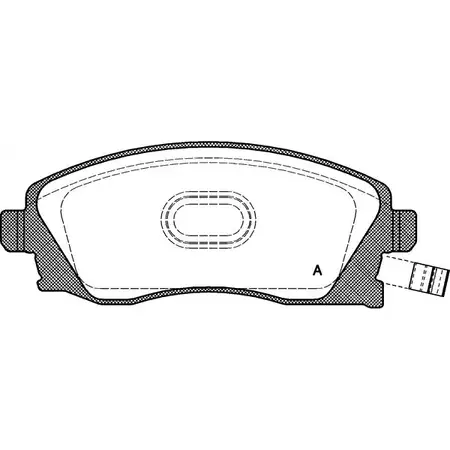 Тормозные колодки, дисковые, комплект OPEN PARTS GI01LCU 232 25 2770309 BPA0774.12