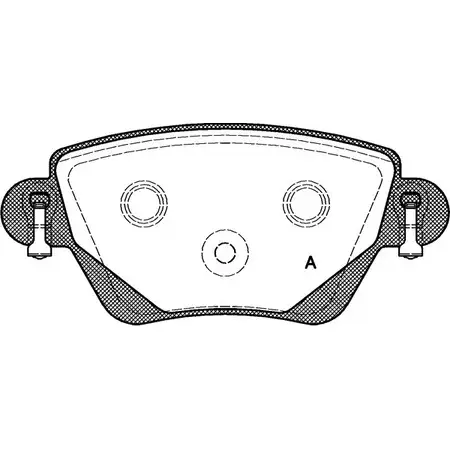 Тормозные колодки, дисковые, комплект OPEN PARTS 2 3557 P6TKUMJ 2770313 BPA0777.00 изображение 0