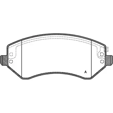 Тормозные колодки, дисковые, комплект OPEN PARTS T13PYN 2770325 BPA0807.02 236 38 изображение 0