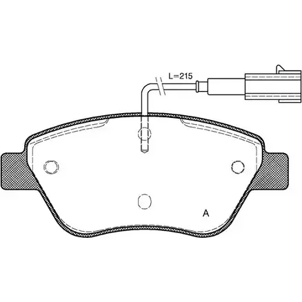 Тормозные колодки, дисковые, комплект OPEN PARTS BAXPBD 2770372 2 3705 BPA0858.01 изображение 0