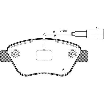 Тормозные колодки, дисковые, комплект OPEN PARTS 2770373 2370 5 2UHK07O BPA0858.11