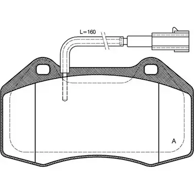 Тормозные колодки, дисковые, комплект OPEN PARTS 24687 2770519 24 162 BPA1113.12 изображение 0