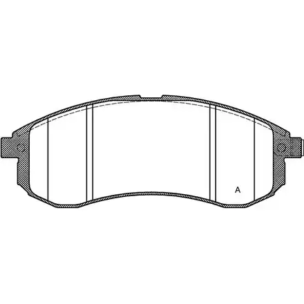 Тормозные колодки, дисковые, комплект OPEN PARTS 23 879 BPA1129.01 F76VK 2770525 изображение 0