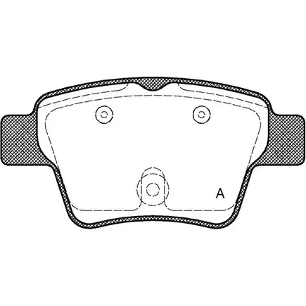 Тормозные колодки, дисковые, комплект OPEN PARTS 24 150 BPA1138.00 WNNT8H 2770538