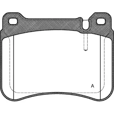 Тормозные колодки, дисковые, комплект OPEN PARTS 23 945 BPA1193.00 2770572 OZEUN6