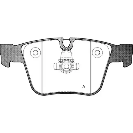 Тормозные колодки, дисковые, комплект OPEN PARTS BPURKI 2770589 BPA1216.00 W ZJCJCN изображение 0